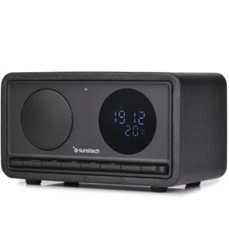 Sunstech RPBT460 Altavoz Portátil Con Radio FM, Carga Inalámbrica 15W Y Batería 2200 mAh